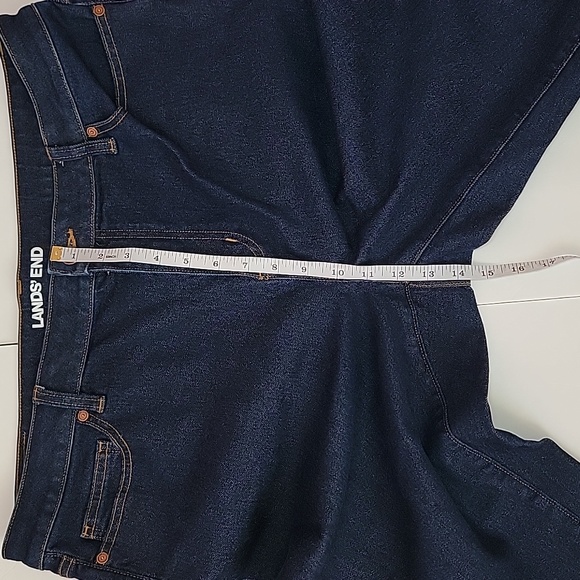 Lands' End Cutoff Denim Bermuda Shorts/ SIZE 18. - Picture 8 of 10